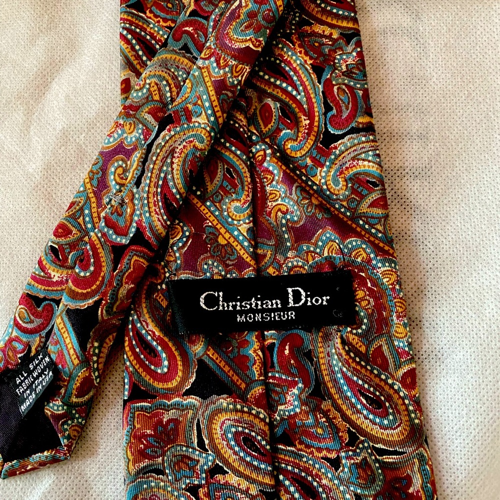 DIOR silk tie